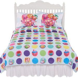 Shopkins Full Sheets Set Colorful Bedding Kids Bed